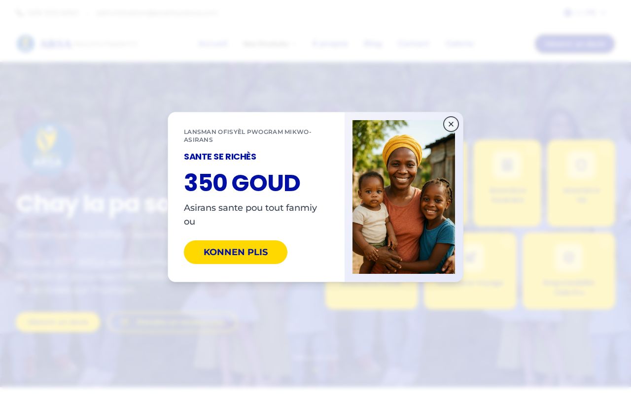Homepage of ARSA — Assurance Rapide S.A.